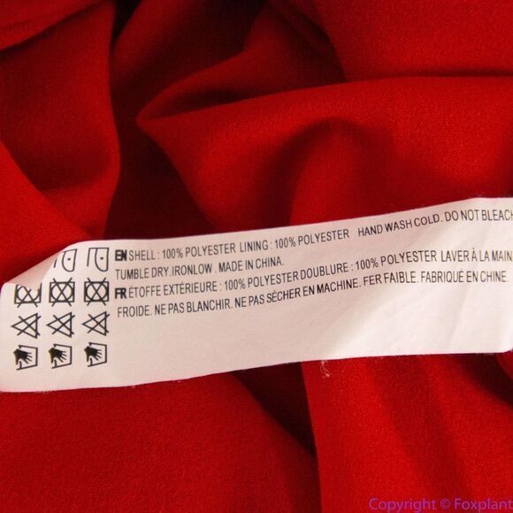 NEW En Saison ANIMAL PRINT OVERLAP midi DRESS, M - Picture 13 of 16